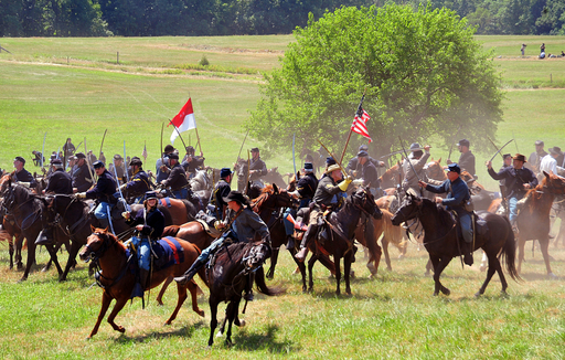 南北戦争150周年、「ゲティスバーグの戦い」を3日がかりで再現 米 写真