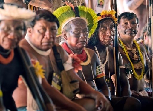 アマゾン先住民ら大会合、ブラジル大統領の密林開発で共同戦線 写真8枚 
