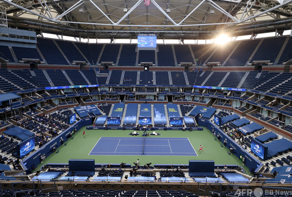 今年の全米OPテニス、100%の観客数で開催決定 写真1枚 国際ニュース:AFPBB News