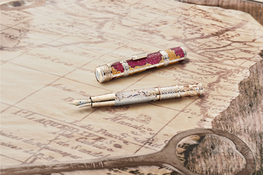 「モンブラン」マルコ・ポーロへ捧げる万年筆、世界限定１点