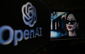 米人工知能（AI）開発企業オープンAIのロゴ（2024年2月16日撮影）。(c)Stefano RELLANDINI / AFP