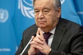 国連のアントニオ・グテレス事務総長（2024年2月8日撮影）。(c)ANGELA WEISS / AFP