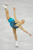 フィギュアスケート四大陸選手権2009（%%ISU Four Continents Figure Skating Championships 2009%%）女子シングル・フリースケーティング（FS）で2位の117.01点を記録し、合計183.91点で総合3位に入ったカナダのジョアニー・ロシェット（%%Joannie Rochette%%）。（2009年2月6日撮影）(c)AFP/Getty Images/Matthew Stockman