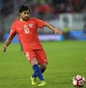 サッカーチリ代表時代のホルヘ・バルディビア（2017年10月5日撮影）。(c)Martin BERNETTI / AFP