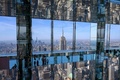 米ニューヨーク・マンハッタンのエンパイアステートビルから見た街並み（2023年4月14日撮影）。(c)ANGELA WEISS / AFP
