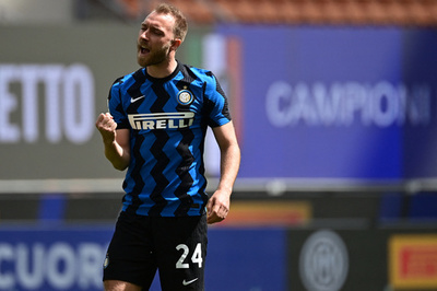 エリクセンがインテルの練習場訪問、欧州選手権で倒れてから初