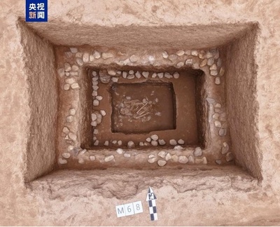 中国西安　戦国時代の積石塚25基を初めて発見