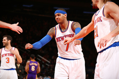 ニックスがレイカーズに勝利、アンソニーが31得点の活躍