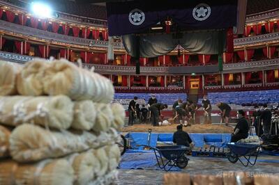 大相撲のロンドン公演 開幕に向けて準備着々