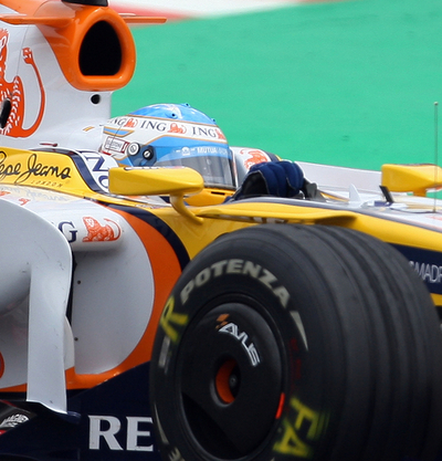 アロンソ ブラジルGPフリー走行3回目でトップタイムを記録