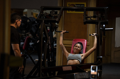 【今日の1枚】ミスコン女王の道は「ブートキャンプ」から