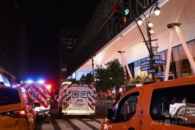 トランプ氏観戦予定の会場直下、NY主要駅で5人刺される 容疑者は拘束
