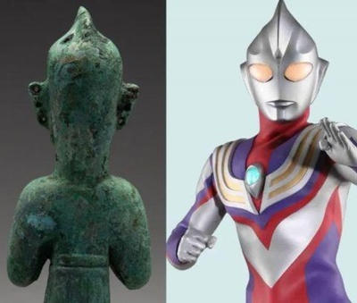 三星堆遺跡でウルトラマンと諸葛亮の「そっくりさん」発見
