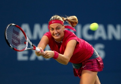 クビトバが快勝、3年連続の決勝へ コネティカット・オープン