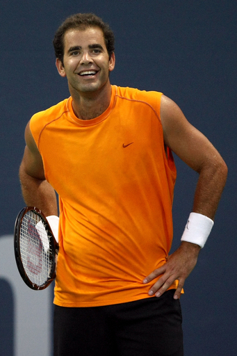 サンプラス氏とサフィンがエキシビションマッチで対戦