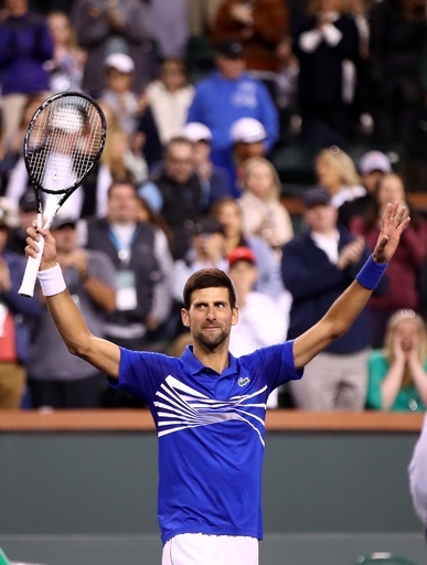 ジョコビッチが全豪以来の実戦に勝利、BNPパリバOP3回戦へ