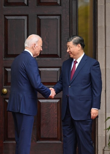 中米首脳会談 両国首脳 軍ハイレベル対話再開やAI関連の政府間対話の推進などで合意