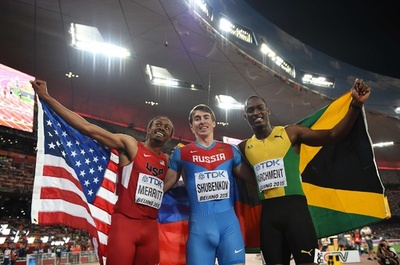 シュベンコフが男子110mハードルで金、第15回世界陸上