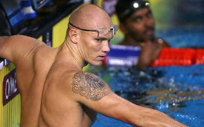 ＜第12回世界水泳選手権＞競泳、マイケル・クリム トレーニング・セッションに参加 - オーストラリア