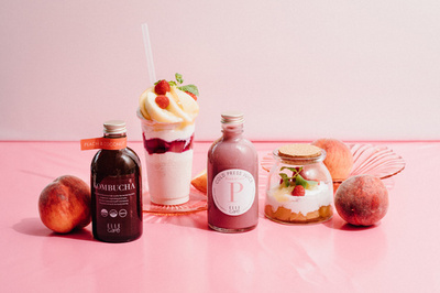 桃が主役！「エル カフェ」期間限定でピーチフェア