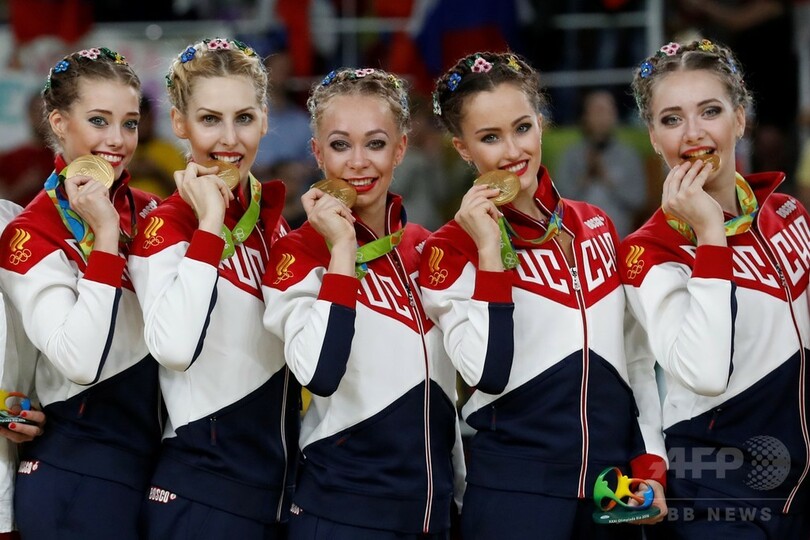 ロシアが新体操団体5連覇 フェアリー日本は8位 写真6枚 国際ニュース Afpbb News