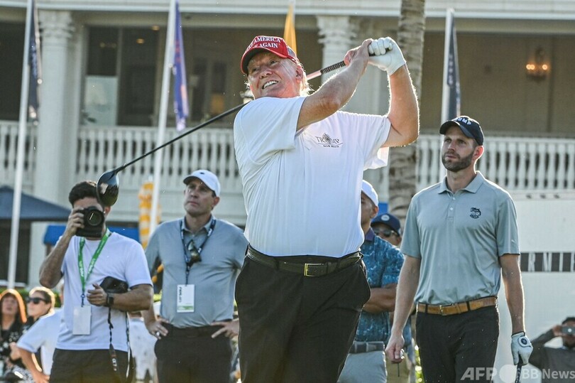 トランプ氏がPGAツアーを批判 ゴルフ界分断の責任主張