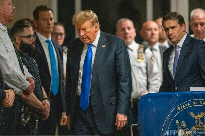 トランプ氏に有罪評決、米大統領経験者初 不倫口止め料裁判