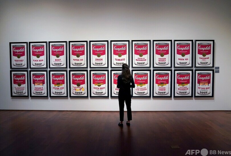 ウォーホル作品が新たな標的に 豪で環境活動家が手を貼り付け