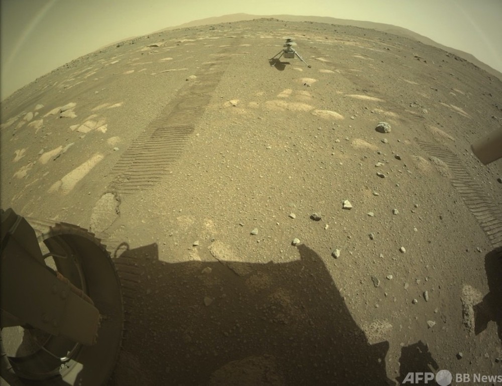 NASAの小型ヘリ、火星に着地 初飛行まであと少し