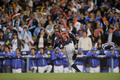 第2回ワールド・ベースボール・クラシック（%%2009 World Baseball Classic%%）決勝、韓国戦で10回に決勝の2点適時打を放った日本のイチロー（%%Ichiro Suzuki%%）。（2009年3月23日撮影）(c)AFP/Getty Images/Kevork Djansezian