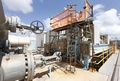 米フロリダ州ホームステッドのターキーポイント原子力発電所（2017年5月18日撮影）。(c)AFP/RHONA WISE