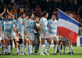 3位獲得に歓喜するアルゼンチンの選手たち。(c)AFP/MARTIN BUREAU
