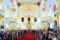 ロシア・モスクワのクレムリンで行われたウラジーミル・プーチン大統領の就任式。スプートニク提供（2024年5月7日提供）。(c)Grigory SYSOYEV / POOL / AFP