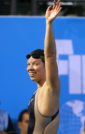 ＜第12回世界水泳選手権＞競泳、ジーグラー 女子1500メートル自由形で大会新記録をマークし2連覇 - オーストラリア