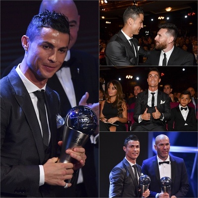 ロナウド「ラッキーナンバーの7回目指す」 最多5回目のFIFA最優秀選手に輝く