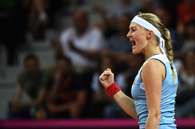 フランスと米国は1勝1敗、チェコはドイツを圧倒 フェド杯準決勝