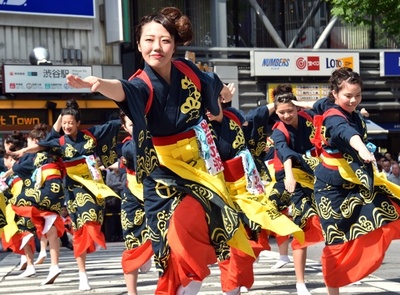 渋谷・鹿児島おはら祭、2600人踊る