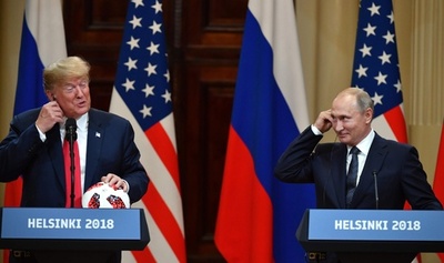 プーチン大統領、トランプ氏をベタ褒め 「資質があり物事に精通」