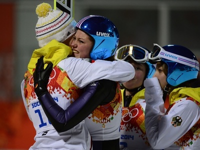 フォクトがジャンプ女子初代金メダリストに、高梨は4位 ソチ五輪