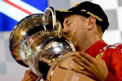 ベッテルが通算200戦の節目飾る、開幕2連勝 バーレーンGP