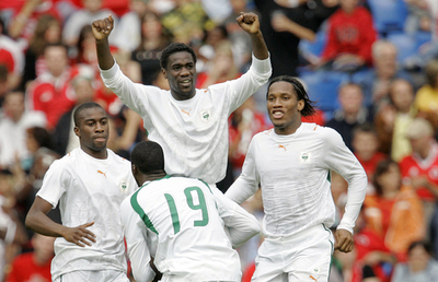 ＜サッカー 親善試合＞コートジボワール 親善試合でスイスと引き分ける - スイス