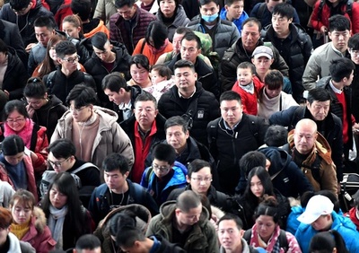 中国31省の居住人口、広東と浙江は年100万人増 北京市は3年連続減