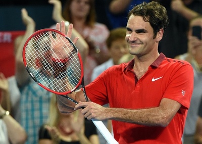 フェデラー、苦しみながらも新年初戦を制す ブリスベーン国際