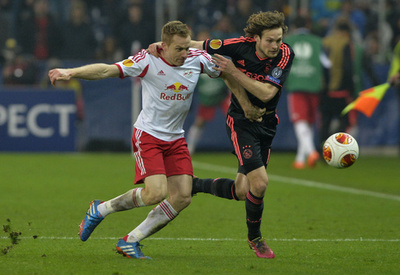 アヤックス、レッドブルに連敗で1回戦敗退 ヨーロッパリーグ