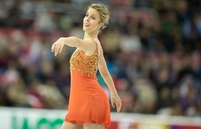 女子2位のワグナーのパフォーマンス、スケート・アメリカ