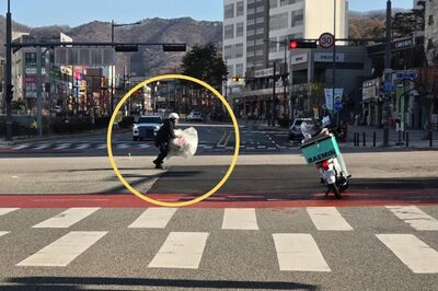走行中にバイクを止めてゴミ回収…韓国・配達員の善行に広がる「称賛の声」