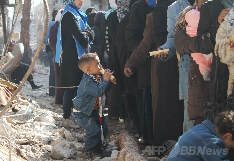 シリア、「包囲と飢餓」が軍事作戦の一部に 国連報告 