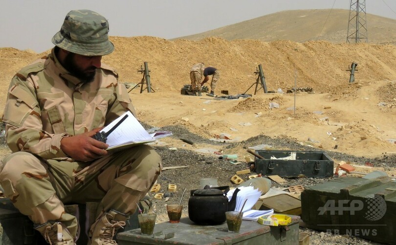 シリア政府軍、パルミラ遺跡の城塞をISから奪還