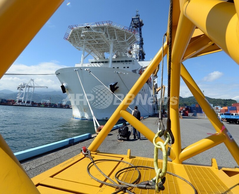 巨大地震メカニズム解明へ、探査船「ちきゅう」 南海トラフ調査へ出航