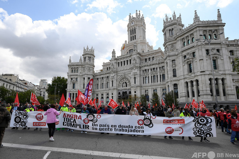 コロナ流行下のメーデー、フランス・スペイン・独ベルリンで大規模デモ